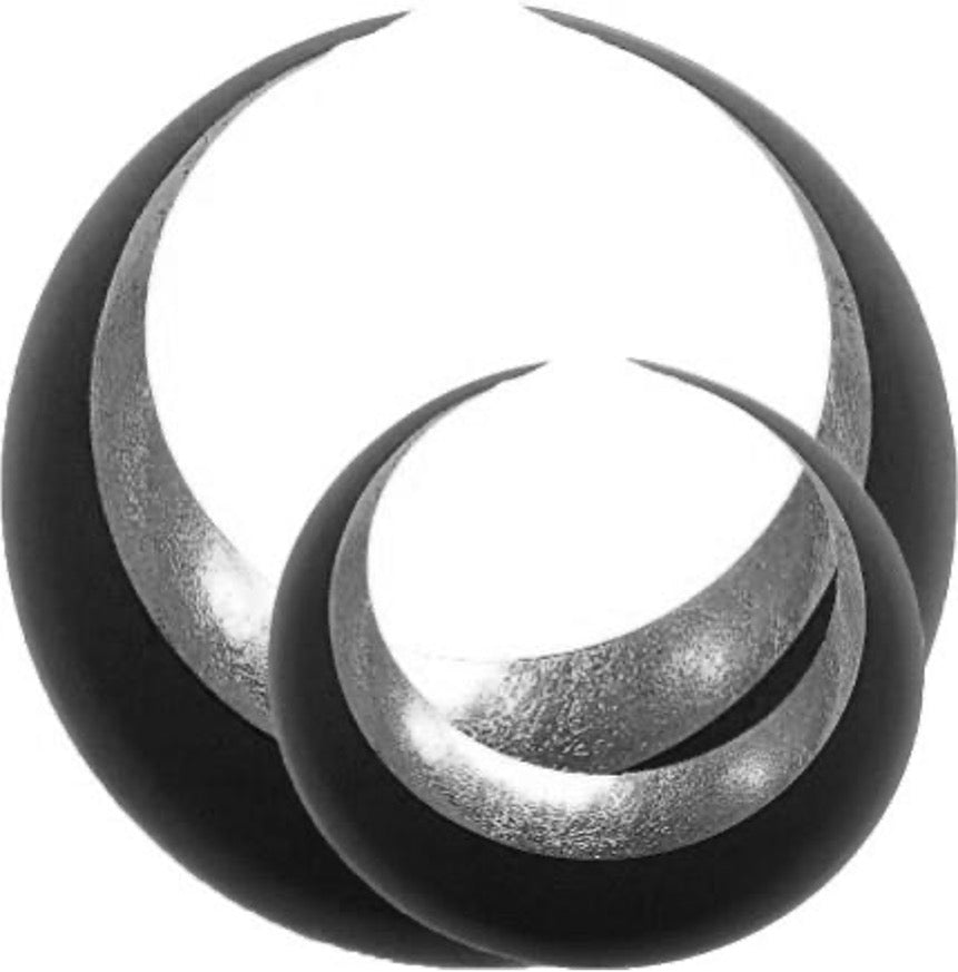 Moon Shaped Decorative Lamp Lantern | Moon Votive Set for Decoration | Home Decor and Gift | Set of 2