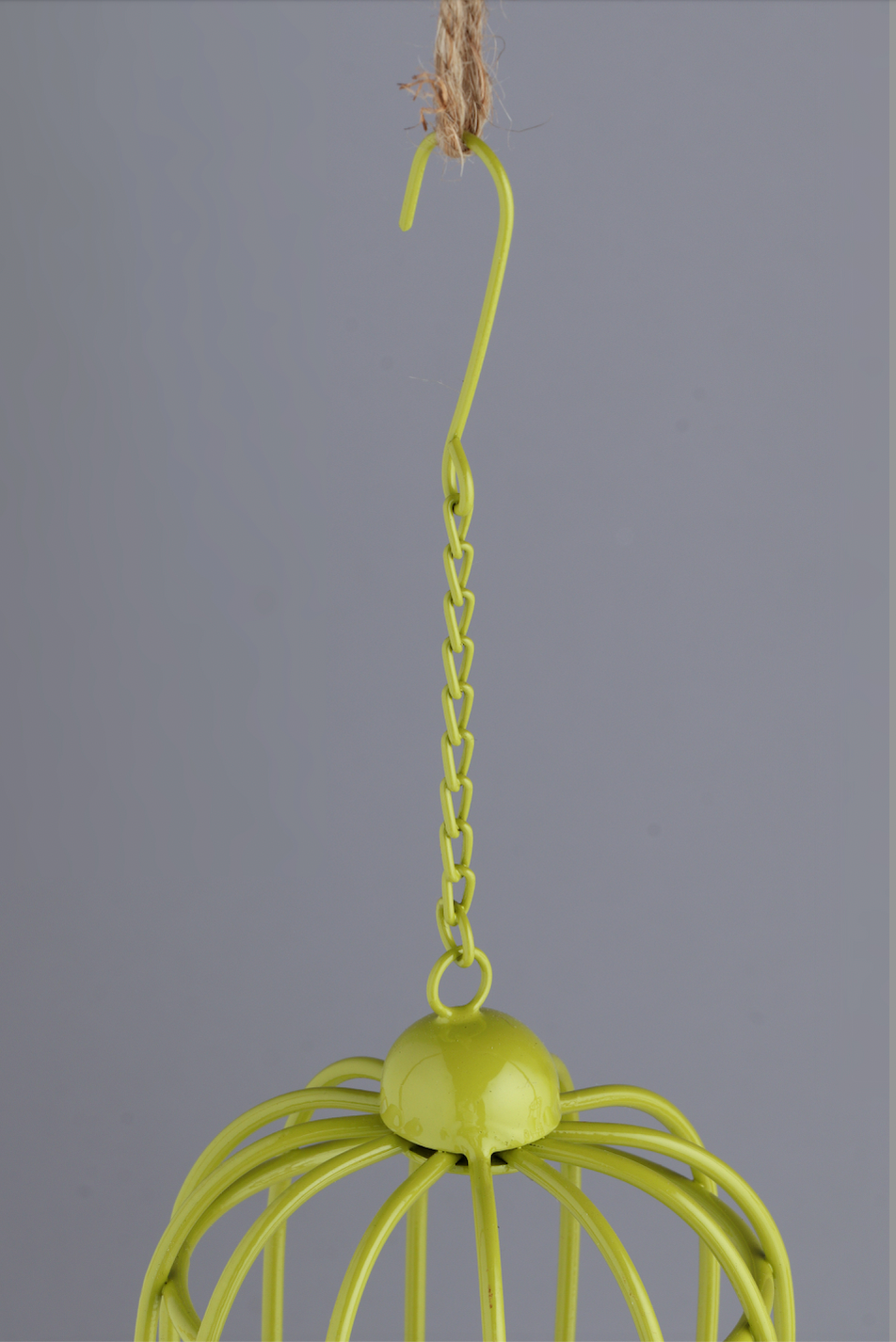 Metal Bird Cage Candle Holder | Multi-colored Hanging Bird Cage - Blue, Green, Red, Yellow | Home Decor | Set of 4