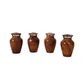 Marble Finish Aluminum Keepsakes Cremation Urn, 4 Mini Keepsakes - with velvet box