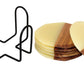 Resin Wood Combination Coasters | Set of 6 | Gift for housewarming | Stand included