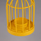 Metal Bird Cage Candle Holder | Multi-colored Hanging Bird Cage - Blue, Green, Red, Yellow | Home Decor | Set of 4