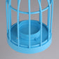 Metal Bird Cage Candle Holder | Multi-colored Hanging Bird Cage - Blue, Green, Red, Yellow | Home Decor | Set of 4