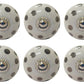 Classic Polka Dot Ceramic Door Drawer Knobs, Handmade Set of 6, Gift for housewarming