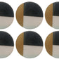 Solid Marble Brass Knobs, Door Drawer Pulls, Set of 6, Gift for housewarming