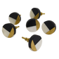 Solid Marble Brass Knobs, Door Drawer Pulls, Set of 6, Gift for housewarming