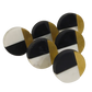 Solid Marble Brass Knobs, Door Drawer Pulls, Set of 6, Gift for housewarming
