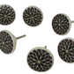 Resin Carved Door Drawer Knobs, Hand Made, Set of 6, Gift for housewarming