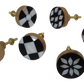 Wooden Geometric Pattern Knobs and Pulls, Set of 6, Gift for housewarming, Home Decor
