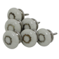 Gold Leaf Wreath Knob, Resin Drawer Dresser Pulls, Set of 6, Home Decor